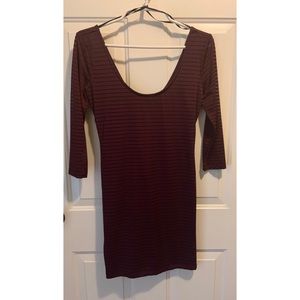 Maroon Cocktail Dress
